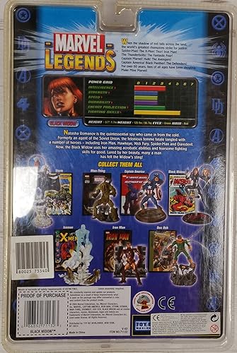 Miniatura 2 de Marvel Legends - Figura de acción Black Widow