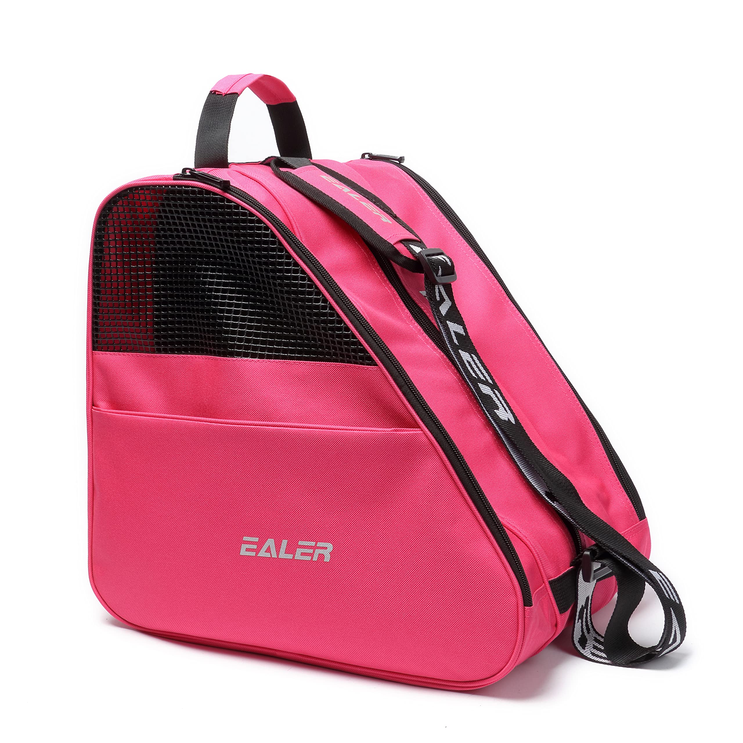 EALER Roller Skate Bag with Adjustable Shoulder Strap for Kids and Adults to Hold Inline Skates Roller Skates Knee Pads-Pink…