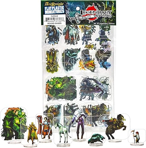 Miniatura 2 de Arcknight - Figuras temáticas en miniatura planas de plástico para juego de Calabozos y Dragones 5e, Pathfinder y otros juegos de Rol, 62 figuras