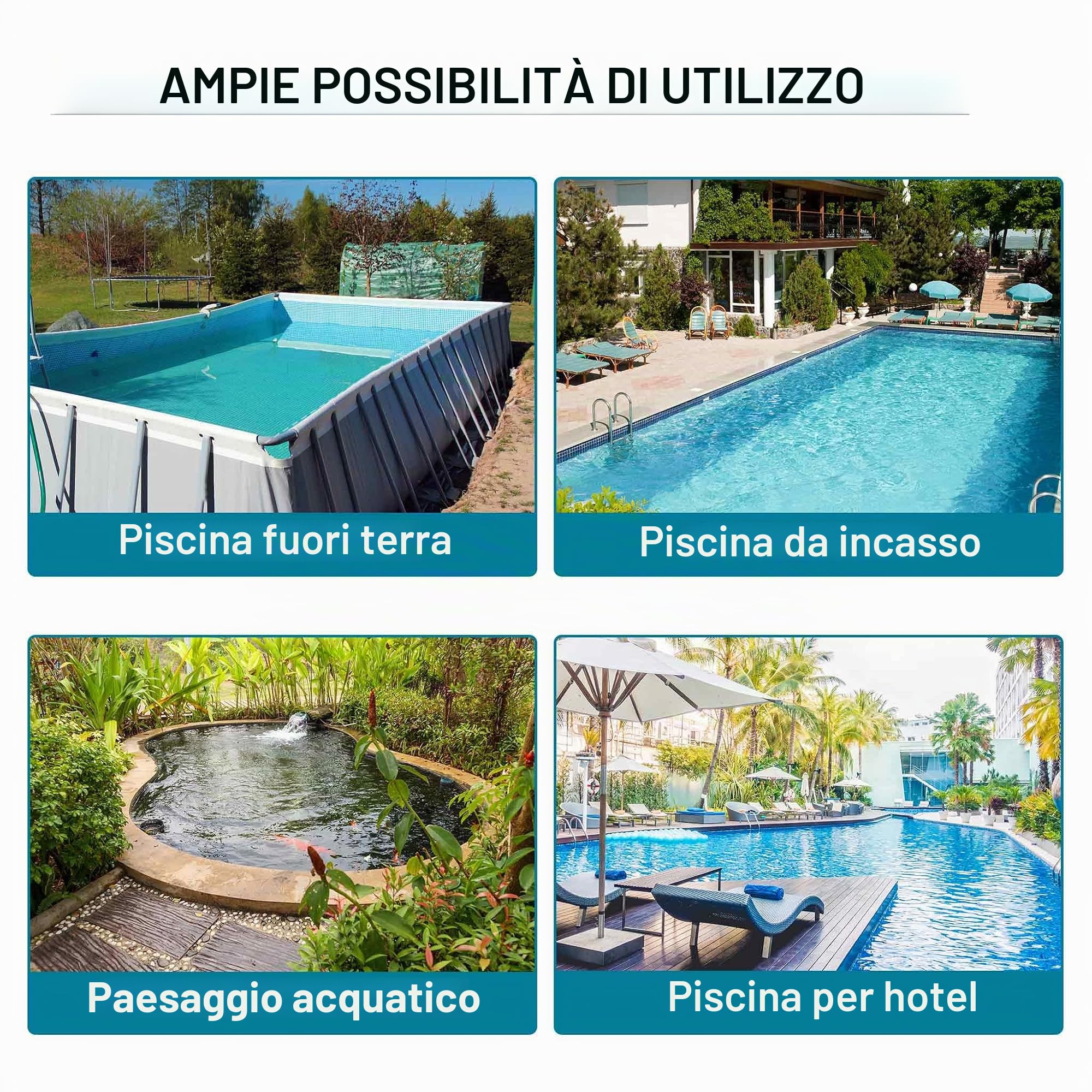 XPOtool Filtro a sabbia per piscina, 250 W, serbatoio filtrante 26 l, pompa piscina autoadescante 10.000 l/h