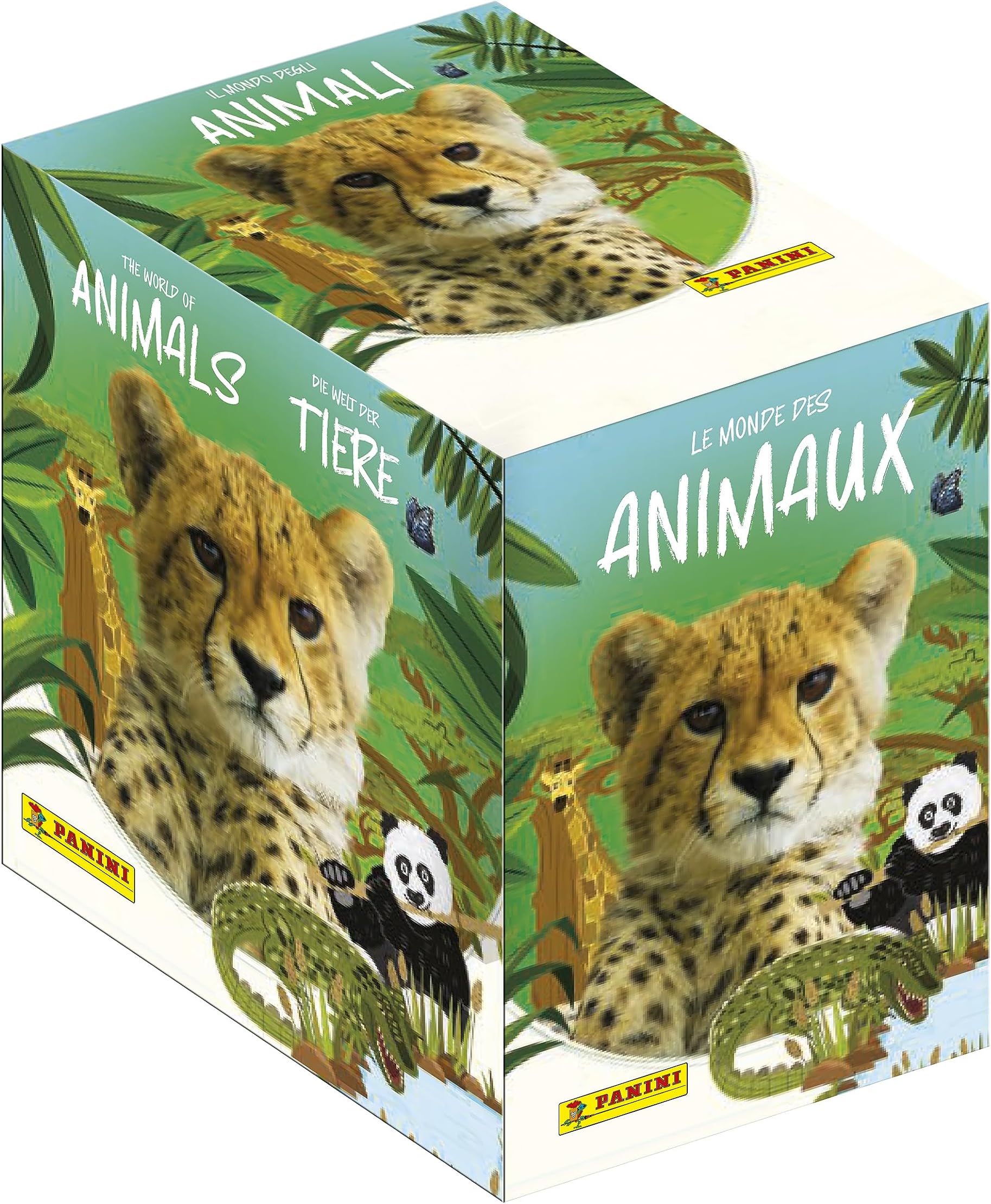 PaniniWorld of Animals-Les Records Box of 36 Pouches, 004625BOX36F