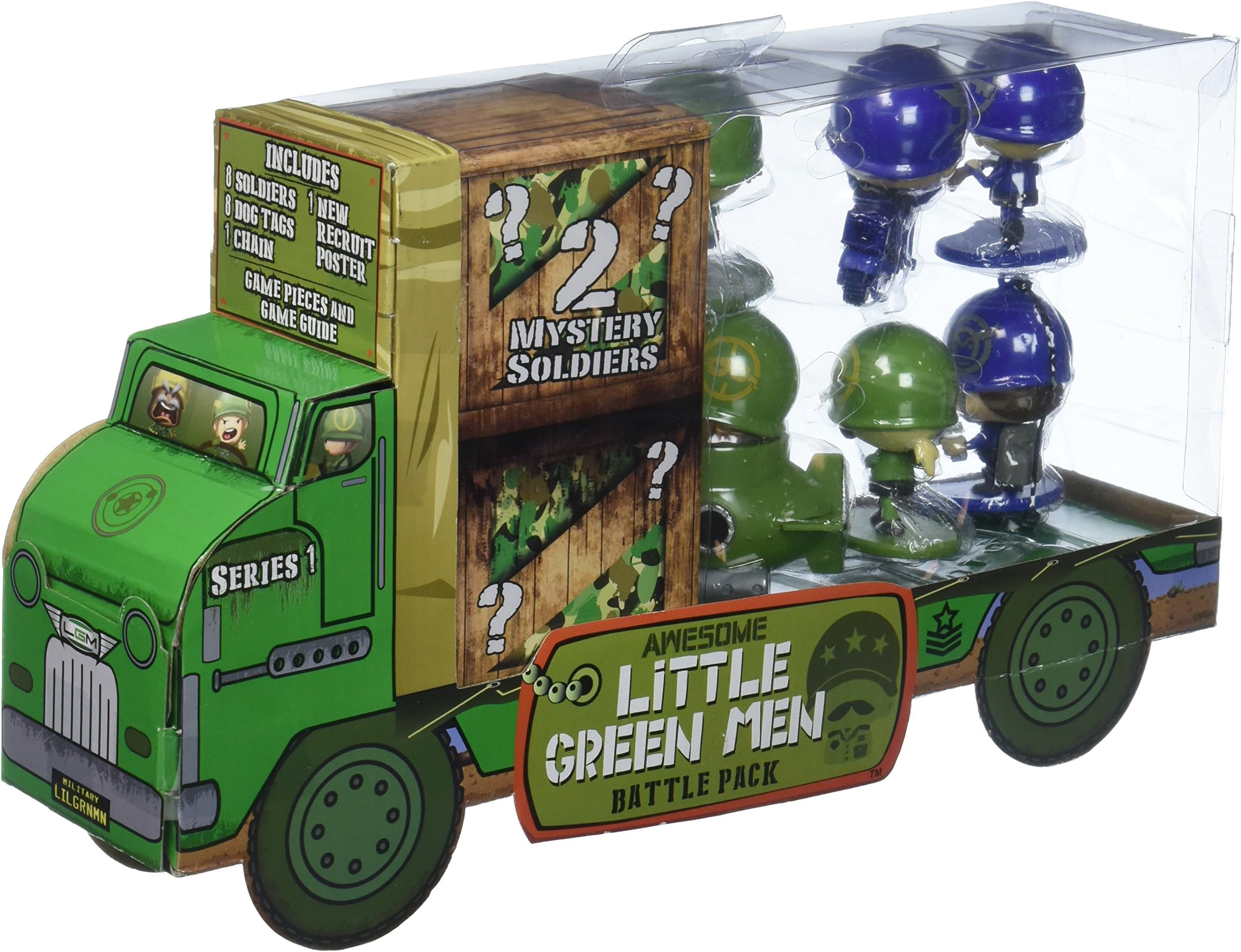 Little Green Men 8 Battle Pack Series 1 Style 3 Figures
