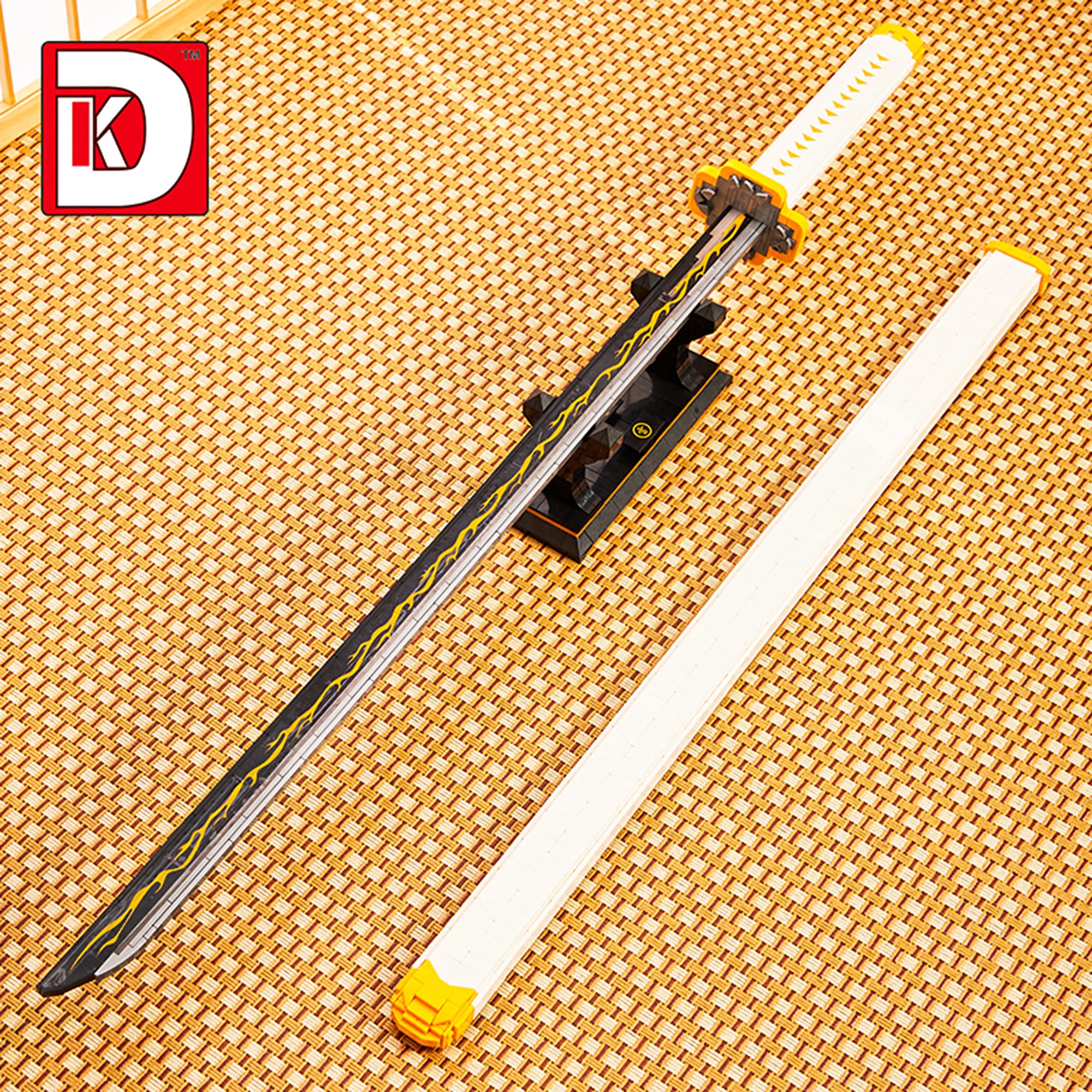 Animes zwaard Katana bouwstenen model bouwset, 790 delen, 99 cm, MOC