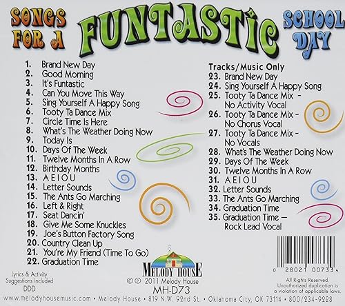 Miniatura 2 de MELODY HOUSE SONGS FOR A FUNTASTIC SCHOOL DAY CD