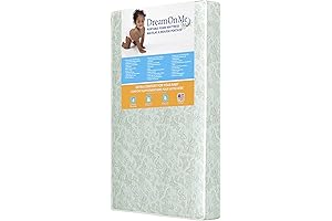 Butterfly 3" Two-Sided Fiber Portable/Mini Crib Mattress, Waterproof & Greenguard Gold Certified