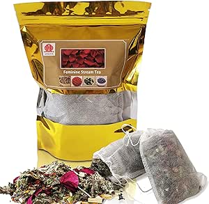 Yoni Steam Herb for Women pH Balance, Natural Feminine Vaginal Herbs Cleansing Rejuvenate, Herbal Blend, 7 Filter Bags Vaginal Herbs