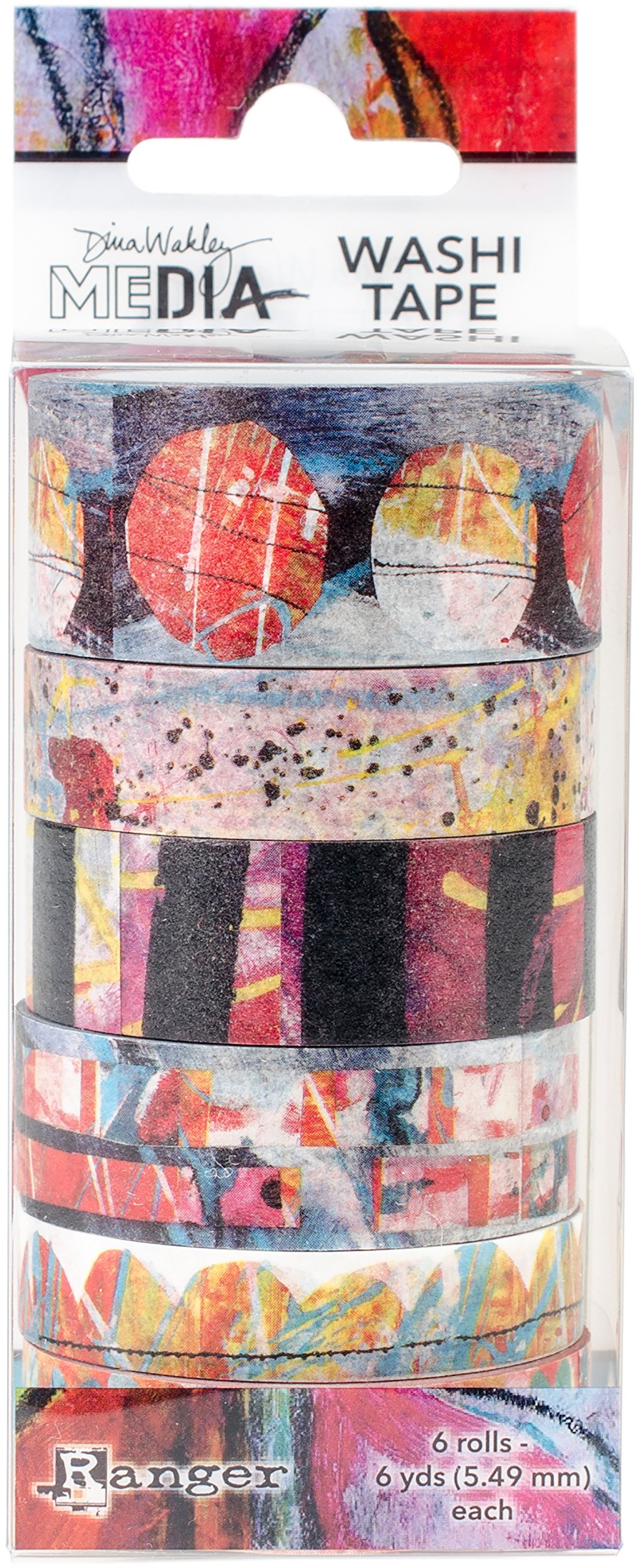 Ranger #2-6 Rulo Dina Wakley Media Washi Tape