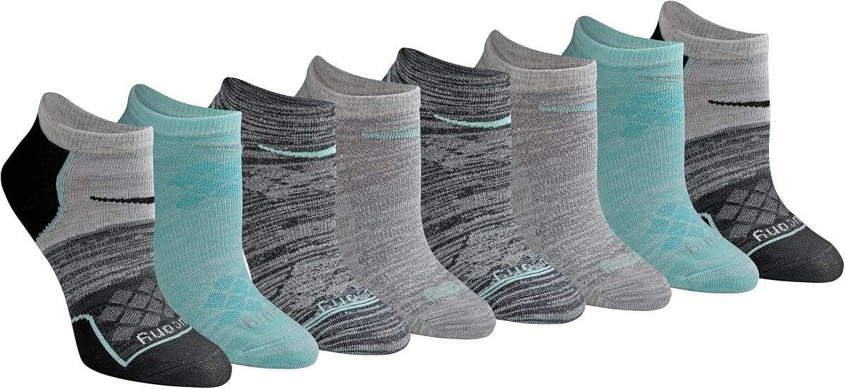 Rundry Performance Super Lite Calcetines deportivos invisibles para mujer, (8 pares)