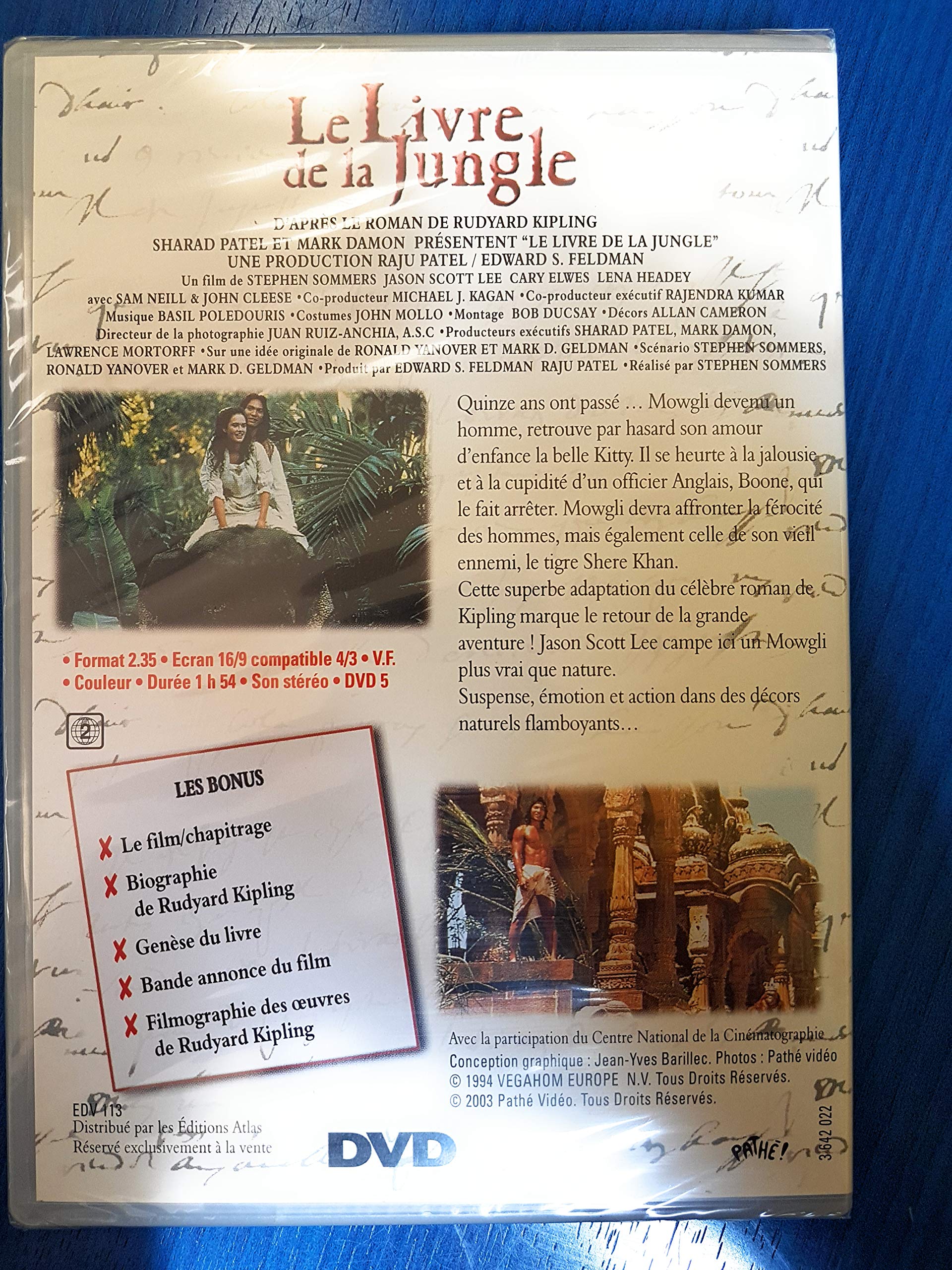Le Livre de la Jungle [Internacional] [DVD]
