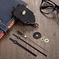 Vista 5 de Gejoy Pendulum Clock Mechanism Replacement Kit Replacement Long Shaft Quartz Clock Hands Movement Mechanism for DIY