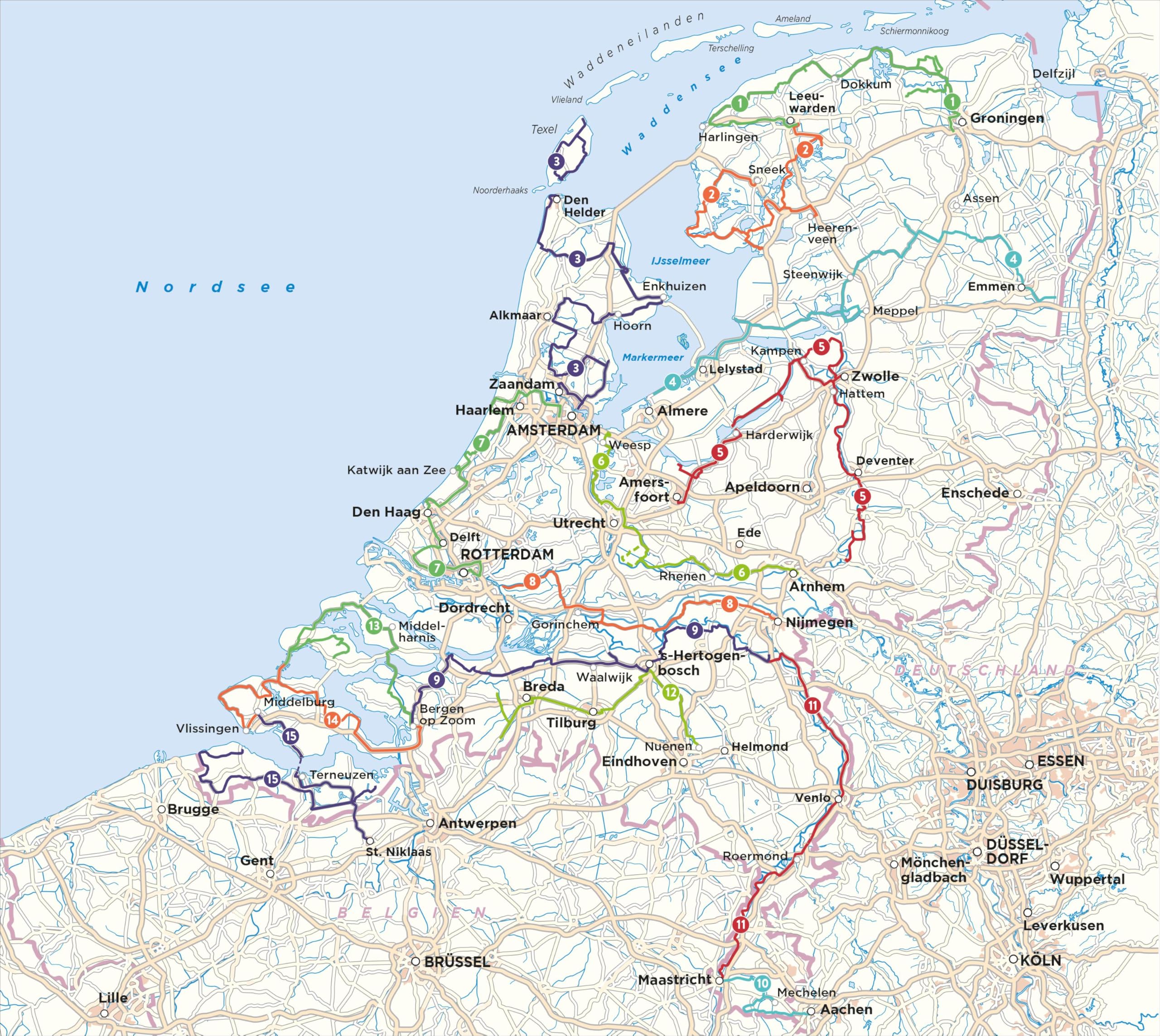 Niederlande mit dem Wohnmobil: Die schönsten Entdeckertouren