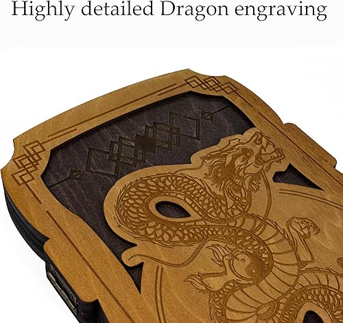 Miniatura 3 de Juego de mesa de madera de alto detalle hecho a mano Nardi 2 en 1 de damas armenias de backgammon hecho a mano + regalo