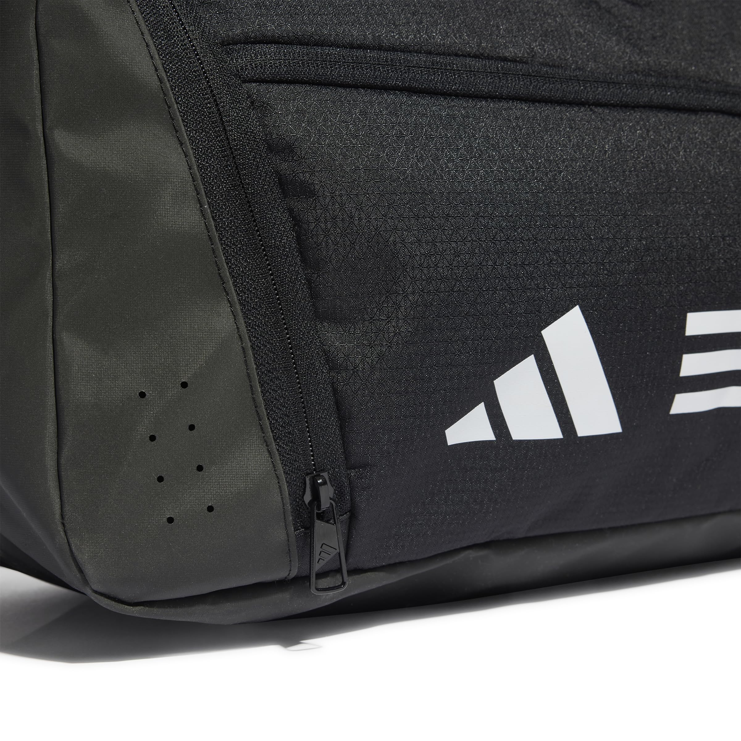 adidas Unisex - Adulto Essentials 3-Stripes Duffel Bag, BLACK/WHITE, S