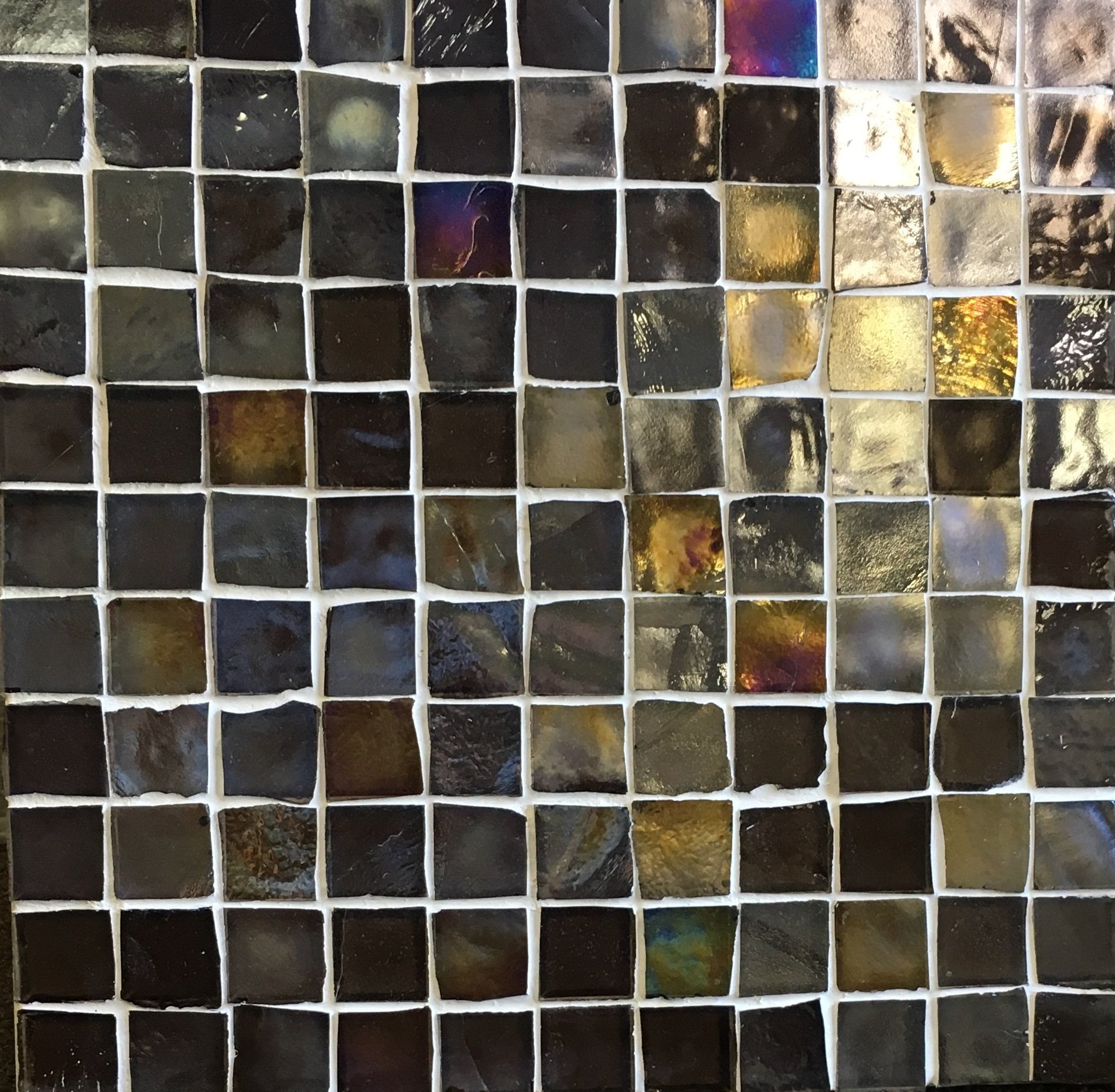 1x1 Tresor Collection (TM) Handcut Glass Mosaic, Toffifay Luster