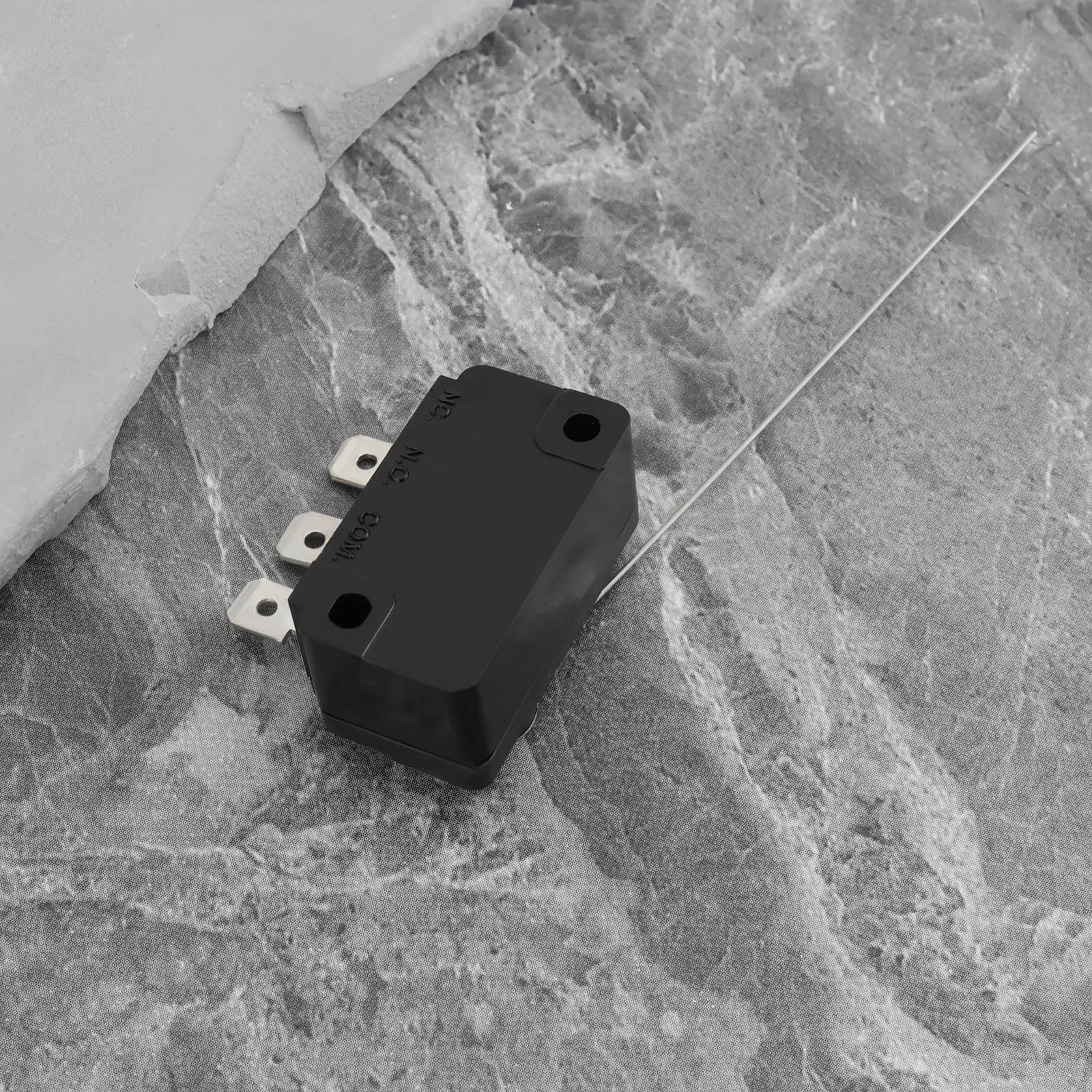 YINETTECH Mikroschalter 6er-Set – 125/250 V AC, 5 A, Mit 3-poligem Draht, 77,5 Mm, Für Münzprüfer Und Akzeptoren