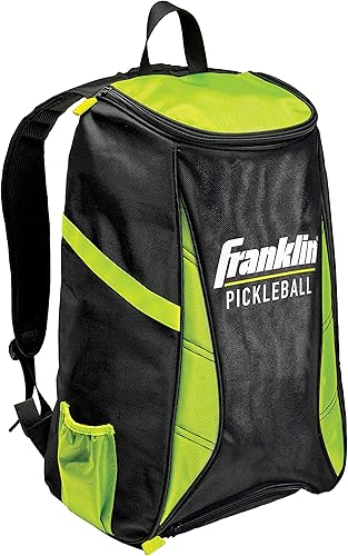Franklin Sports Bolsas de pickleball - Mochila de pickleball prémium para hombres y mujeres - Bolsa de pickleball para accesorios + equipo - Bolsa
