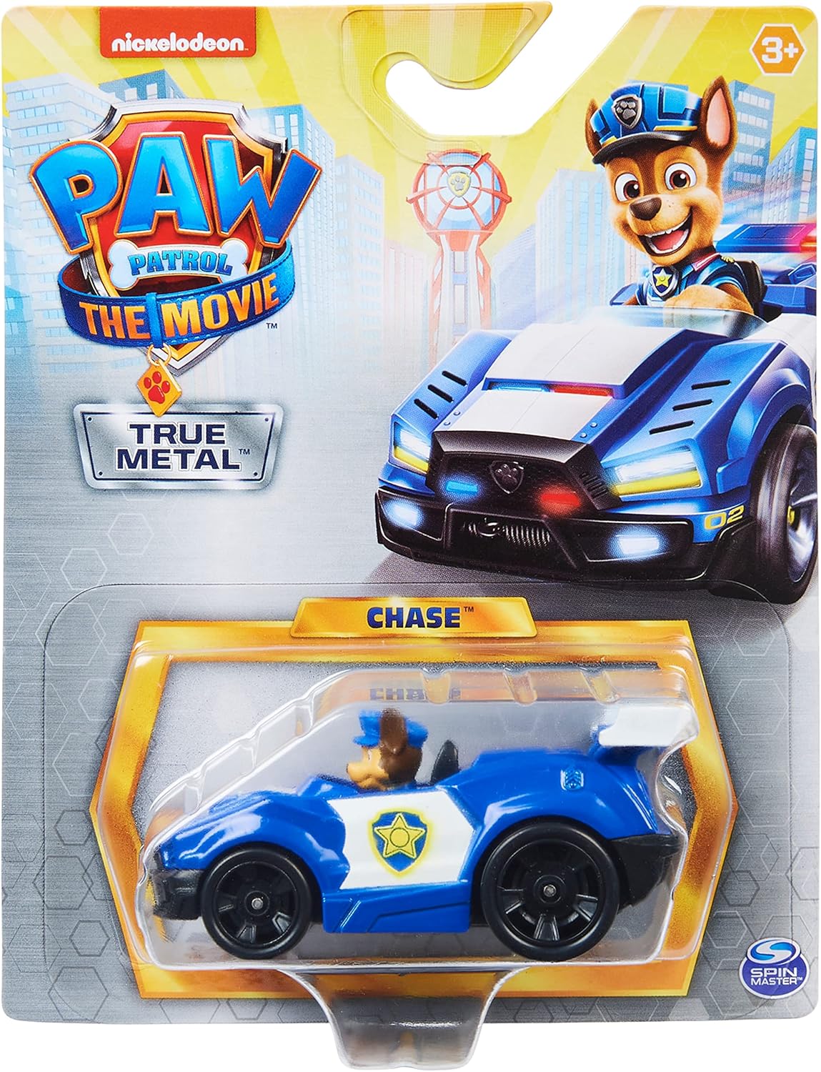 PAT PATROUILLE LE FILM - VÉHICULE TRUE METAL - Pack de 1 Véhicule Die-Cast en Métal du Film Pat' Patrouille - Paw Patrol - 6061570 - Jouet Enfant 3 Ans et + - Modèle Aléatoire