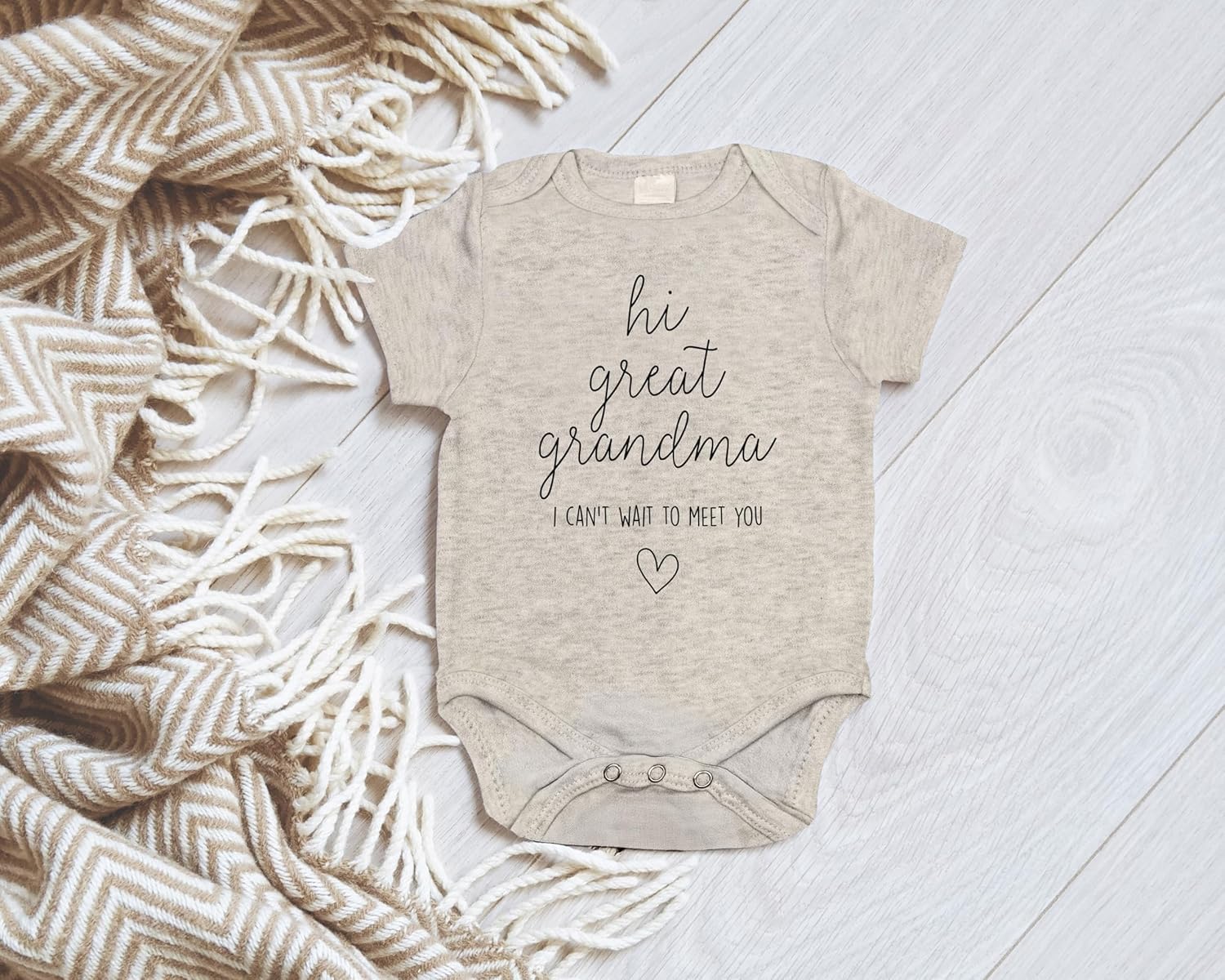 Surprise Pregnancy Announcement For Grandmother - Hi Great Grandma I Can't Wait To Meet You - Image 5
