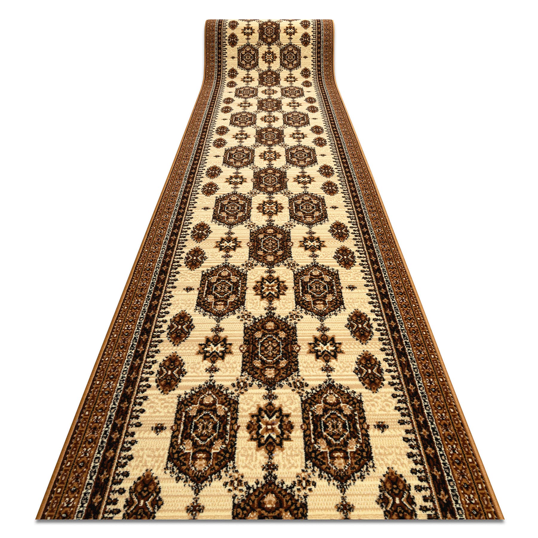 Alfombra de Pasillo BCF ZEGARY Beige 90x240 cm rugsx para Hogar
