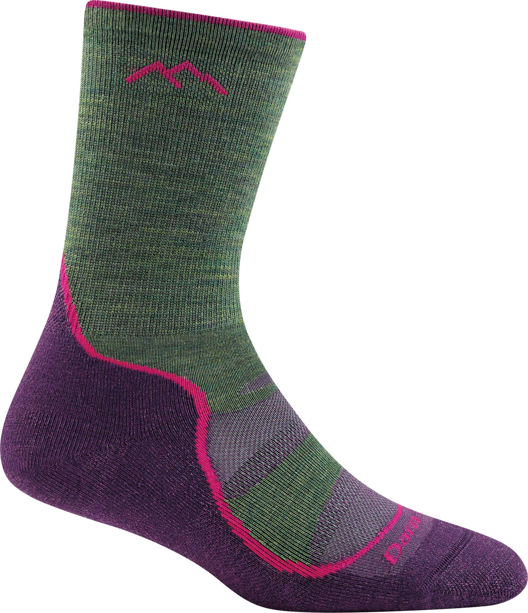 Tough Micro Crew Light Cushion Sock - Women's Moss Medium