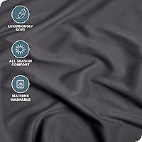 Vista 85 de Bare Home - Sábana bajera de microfibra 1800 muy suave y duradera, para colchones altos tamaño individual, color gris pardo