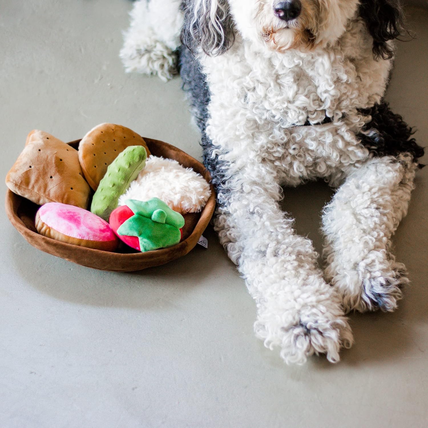 Midlee Charcuterie Board Dog Toy