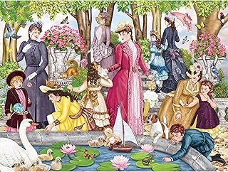 KI Puzzles 550 Piece Puzzle for Adults Aunt Josephine Visits Rosiland Solomon Victorian Jigsaw 24X18