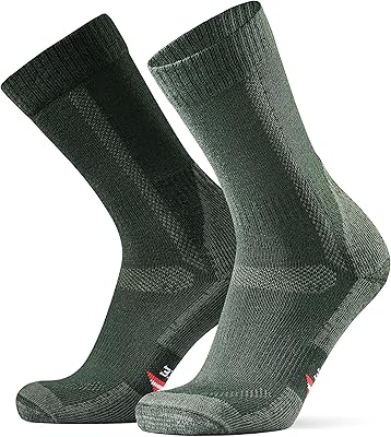 DANISH ENDURANCE Merino Wool Hiking Socks, Cushioned, for Men, Women & Kids