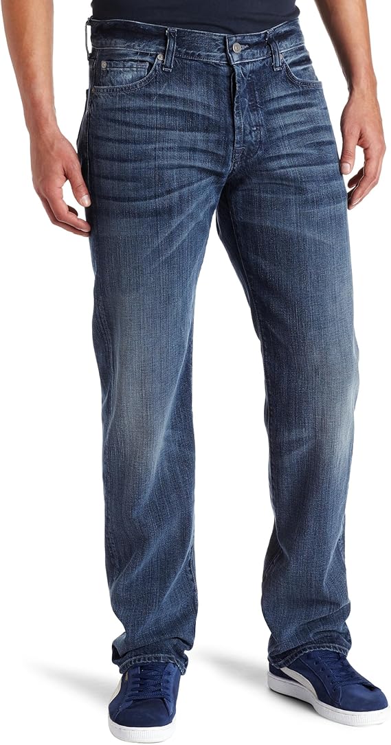 7 For All Mankind Men's Standard Classic Straight Leg Jean, Castroville, 29 at Amazon Menâs 