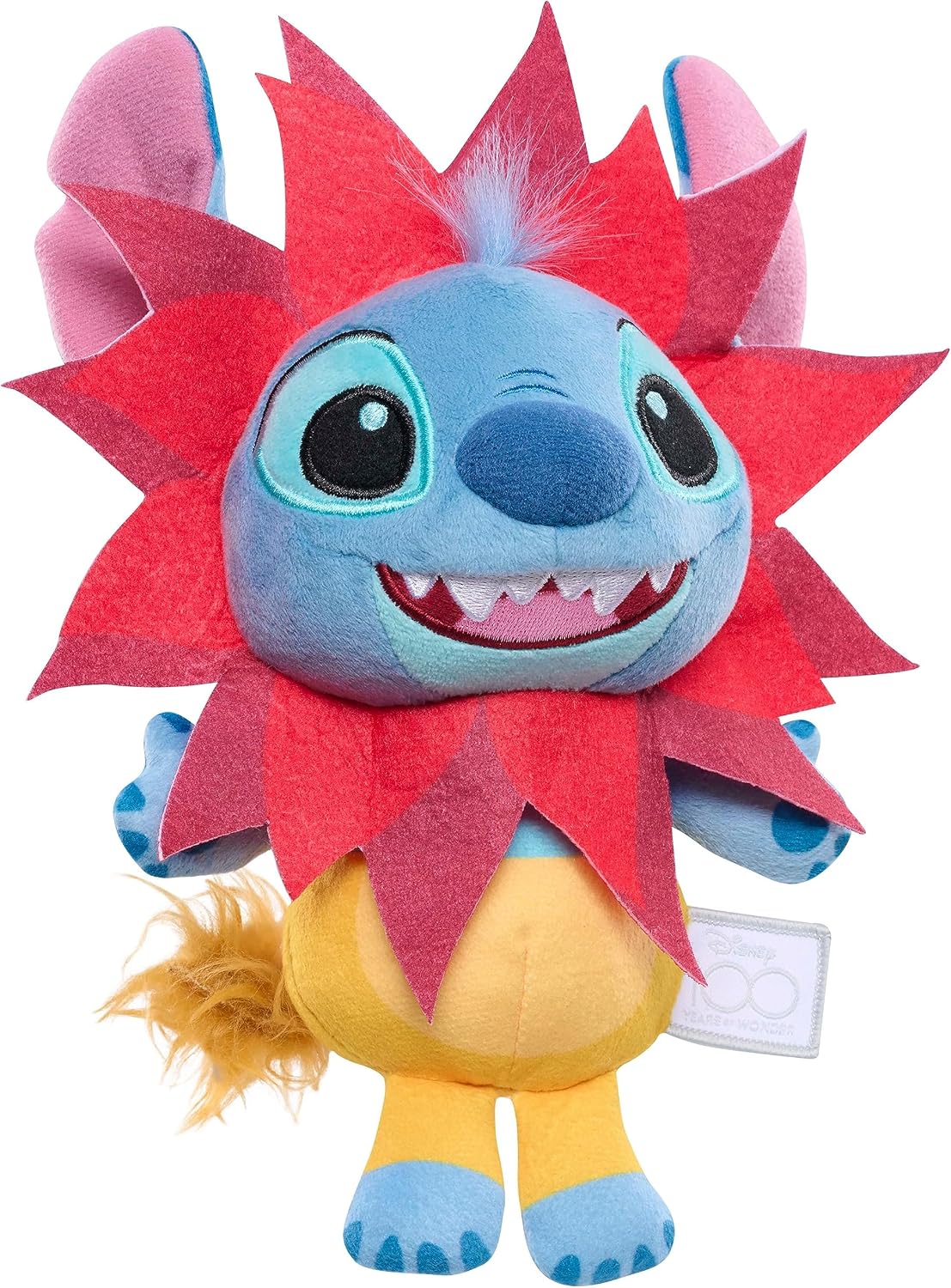 Disney100 Years of Wonder Stitch as Simba Small Plushie Stuffed Animal, Kids Toys for Ages 2 Up by Just Play