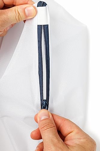 Miniatura 4 de Fishers Finery Paquete múltiple de bolsa de malla con cierre de cremallera duradera paquete de 10