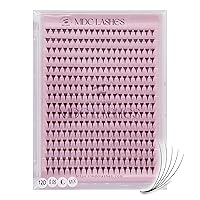 Vista 12 de 500 Promades Eyelash Fans 5D-20D, 0.03-0.05-0.07 Thickness, C/CC/D Curls, 8-18mm Volume Lash Extensions Premade Lash Fans Pro Pre Made False