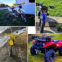 Vista 4 de PRO CAKEN Manillar universal de 78 pulgadas, 0.866 in y 1 18 pulgadas, 1.102 in, soporte CNC para motocross ATV Scooter para CRF KLX KX LTR TRX SX