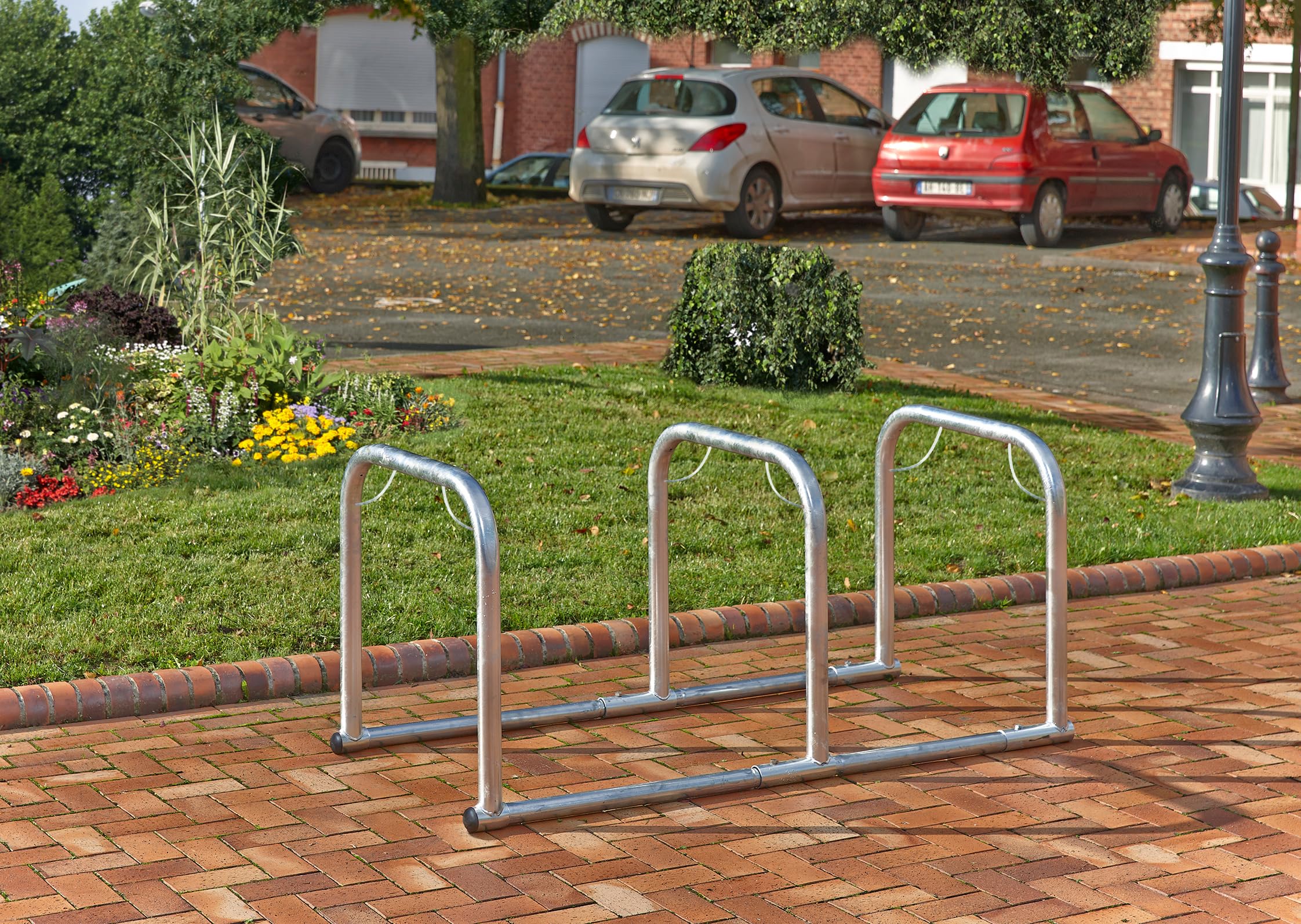 Mottez Support 6 vélos en ligne B882C3