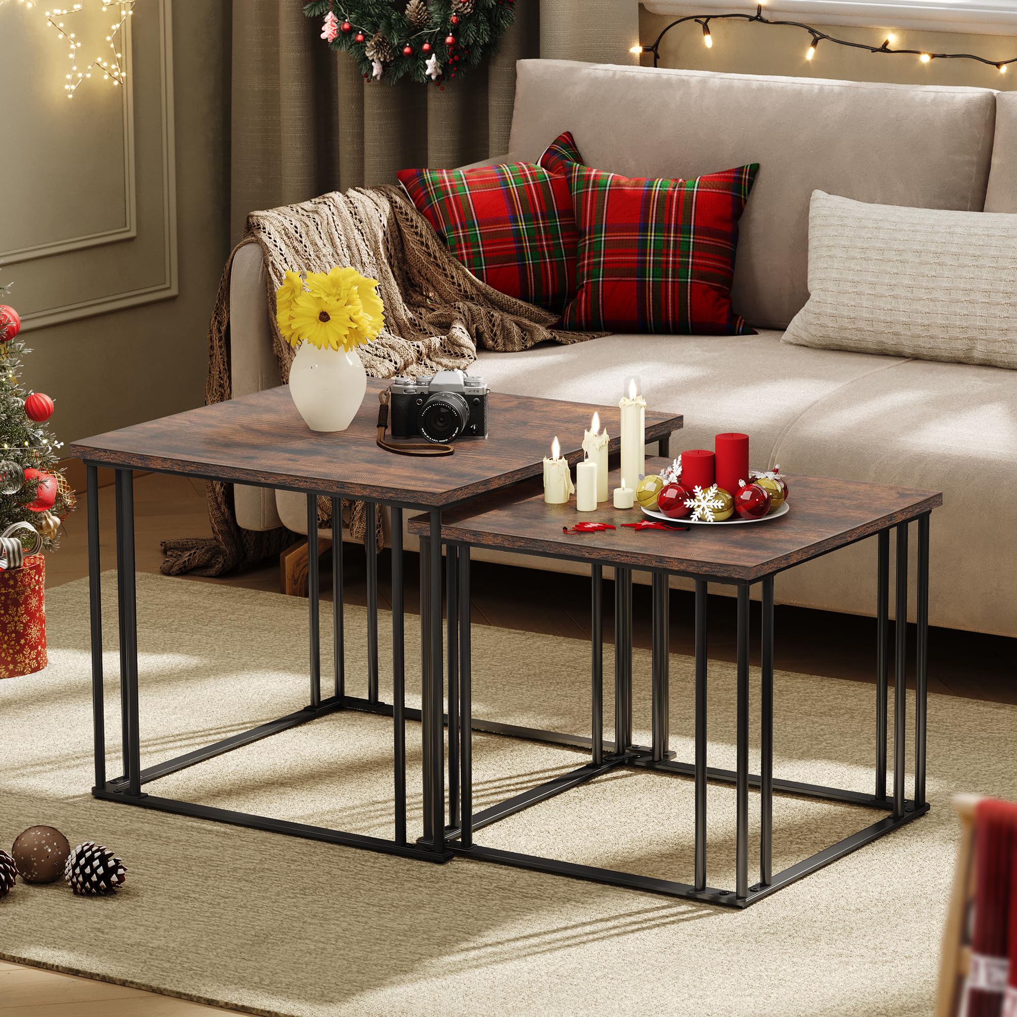 Yitahome Couchtisch 2er Set