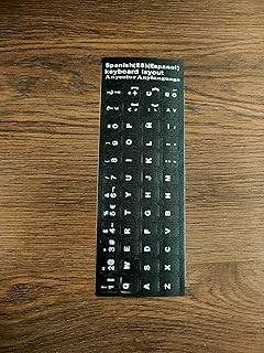 ستيكر لاصق قوي مقاوم للغبار ومقاوم للماء للوحة المفاتيح باللغة الانجليزية والكورية للاب توب والكمبيوتر