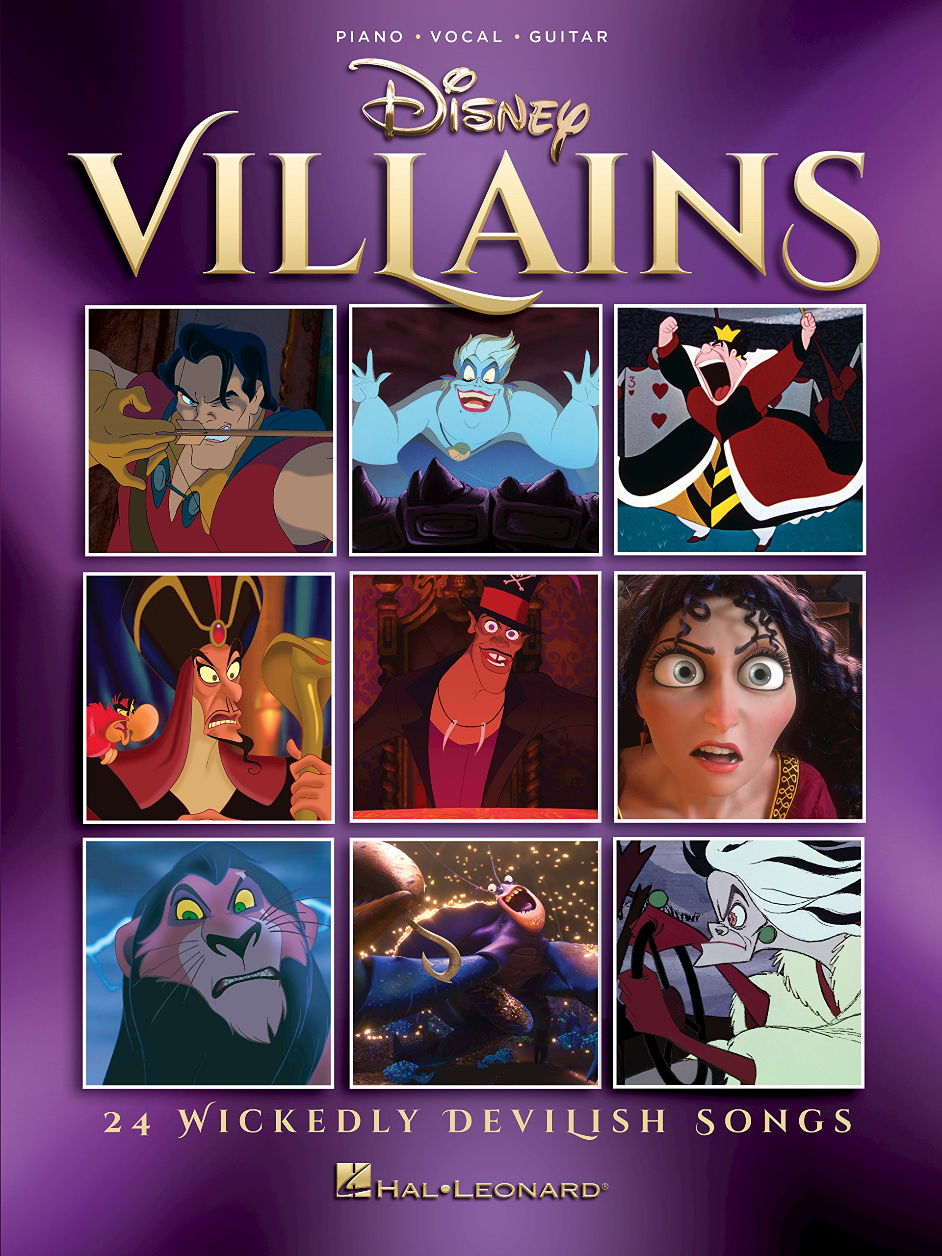 Disney Villains partition de musique pour soirée piano voix