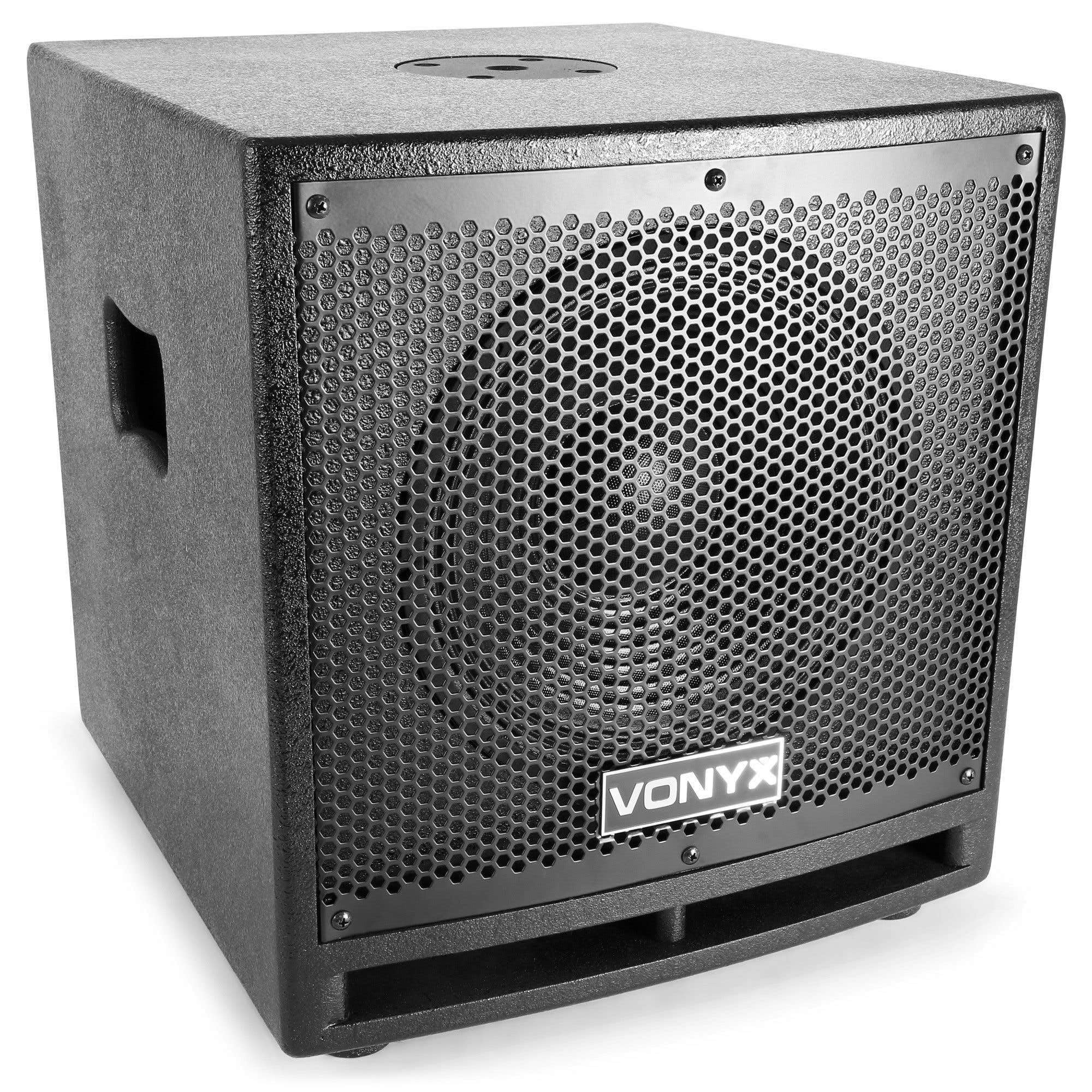 VONYX Kit Sono DJ 2.2 avec Table de Mixage et Accessoires DJ Inclus - Idéal pour Animer Vos Soirées
