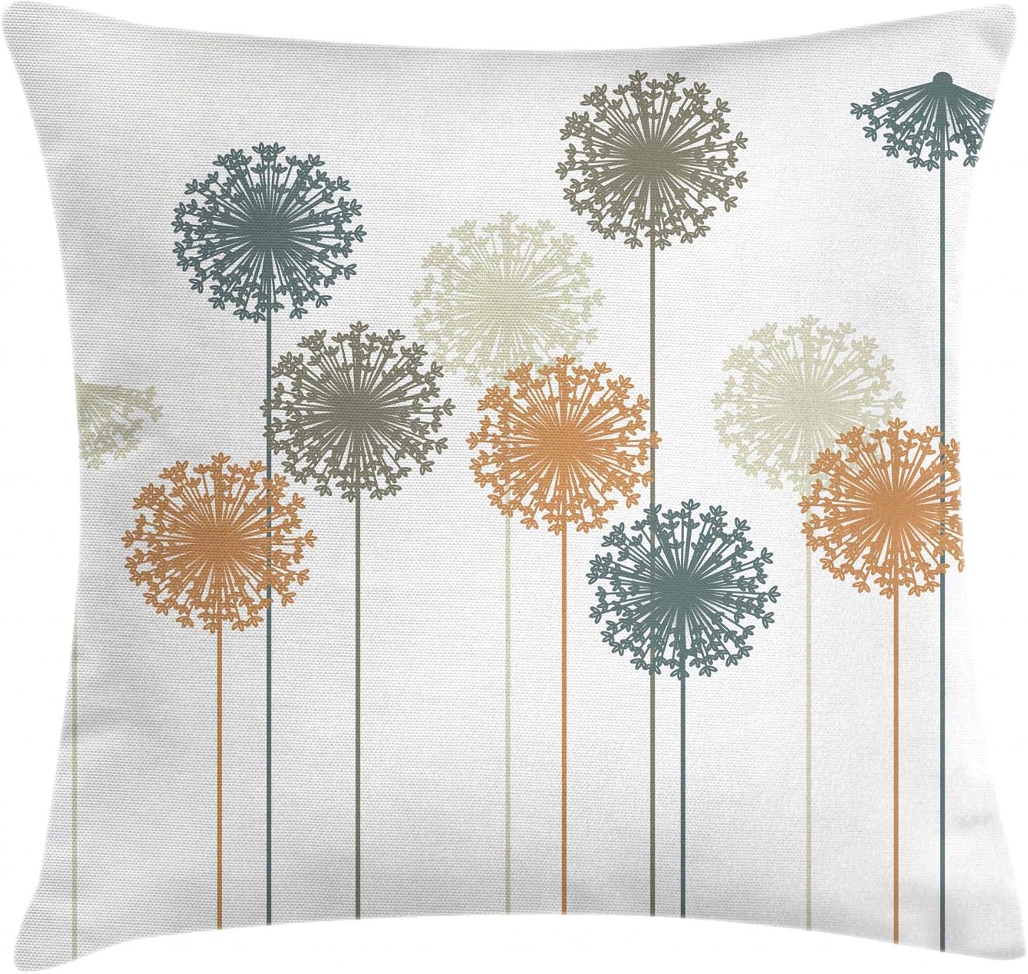 dandelion throw pillow