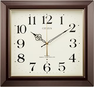 CITIZEN ( シチズン ) 掛け時計 八坂 電波 時計 4MY803-006