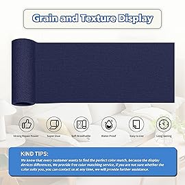 KING MOUNTAIN Canvas Repair Tape,Outdoor Gear Patch, 463 Inches,Waterproof,Self-Adhesive for Repairing Boat Covers,Sun Shades,Sofas,Tents,Lounge Chairs,Awnings (Dark Blue)