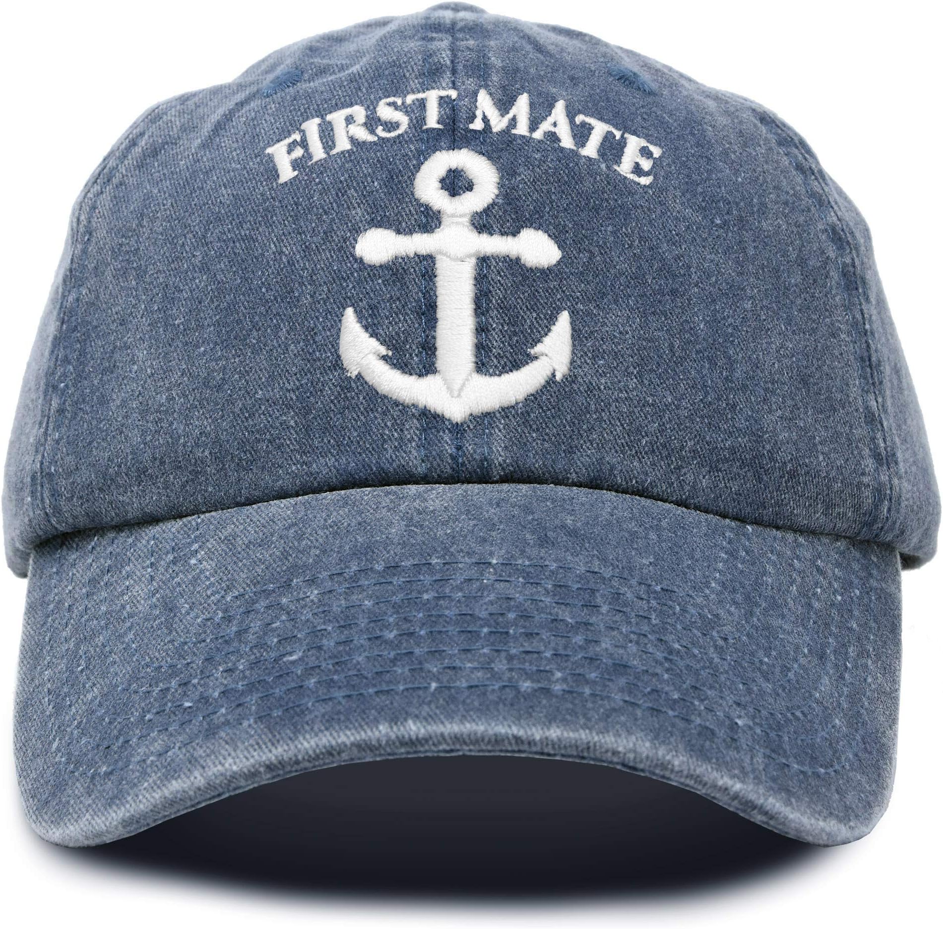 DALIX First Mate Hat Sailing Baseball Cap Sailor Gift Men Women Vintage