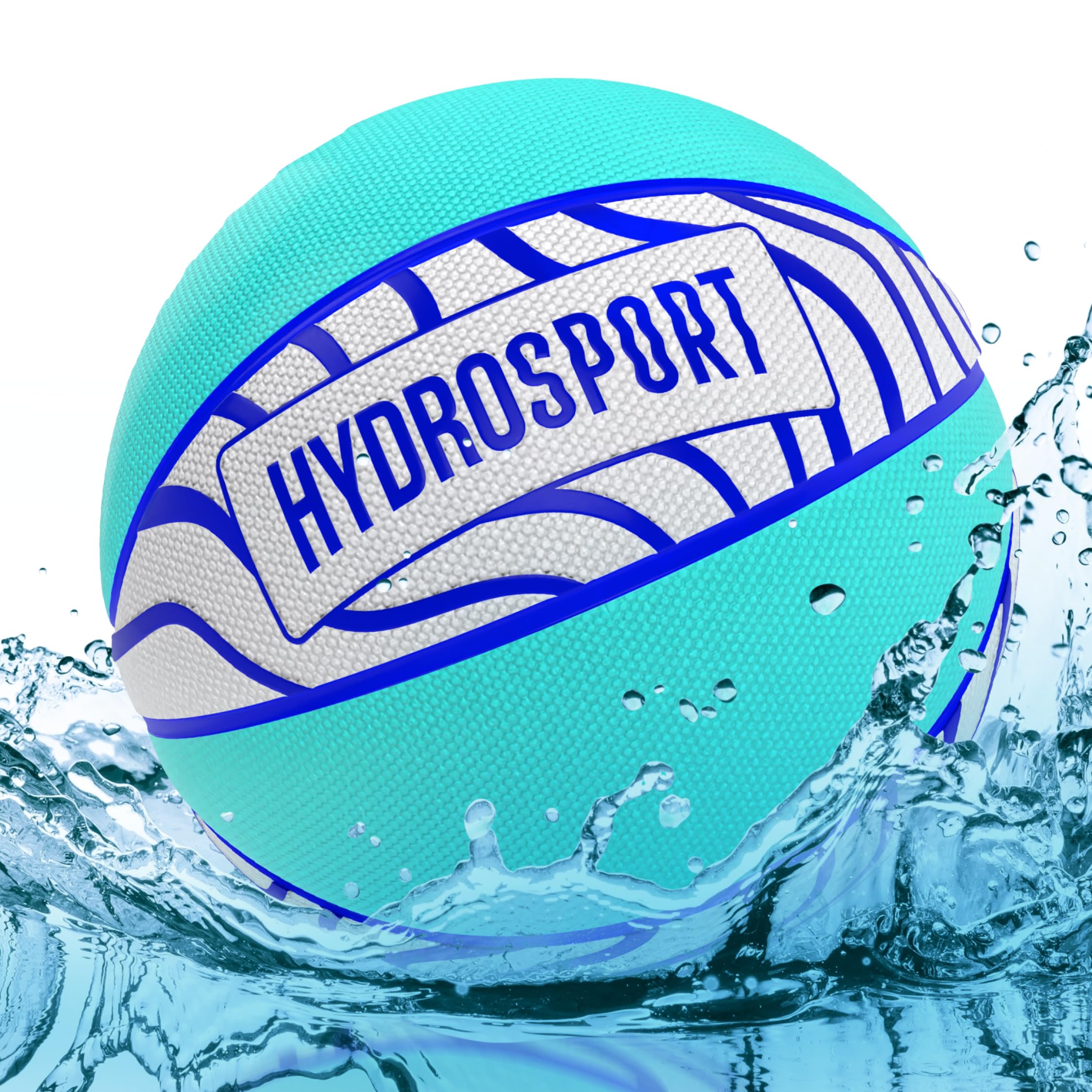 Pool Basketball (Size 3) - Pool Toys for Kids, Teens, & Adults - Water Basketball for Pools Party - Waterproof Swimming Balls - Water Toys for Kids Ages 8-12 - Lake, Beach Accessories - Summer Games