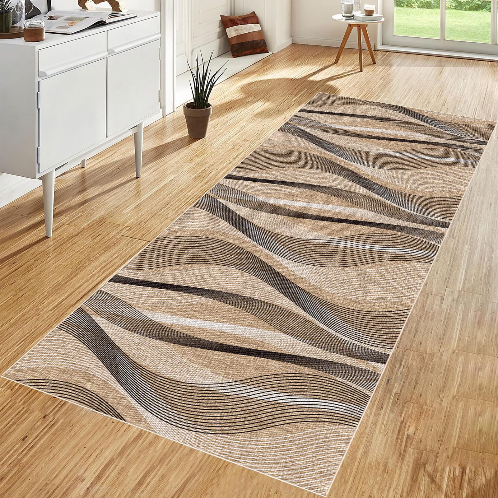 Zhongyanan Colorb-5 Machine Washable Carpet Runner For Hallway Rubber Backed Long Hallway Hall Runner Narrow Rugs 40 X 150 Cm Long Entrance Runner Rug Floor Carpet Runners For Hallways Kitchen Laundry Room Area Rug