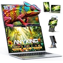 Laptop Screen Extender 15.6", 5 Modes & Detachable Slim Portable Monitor