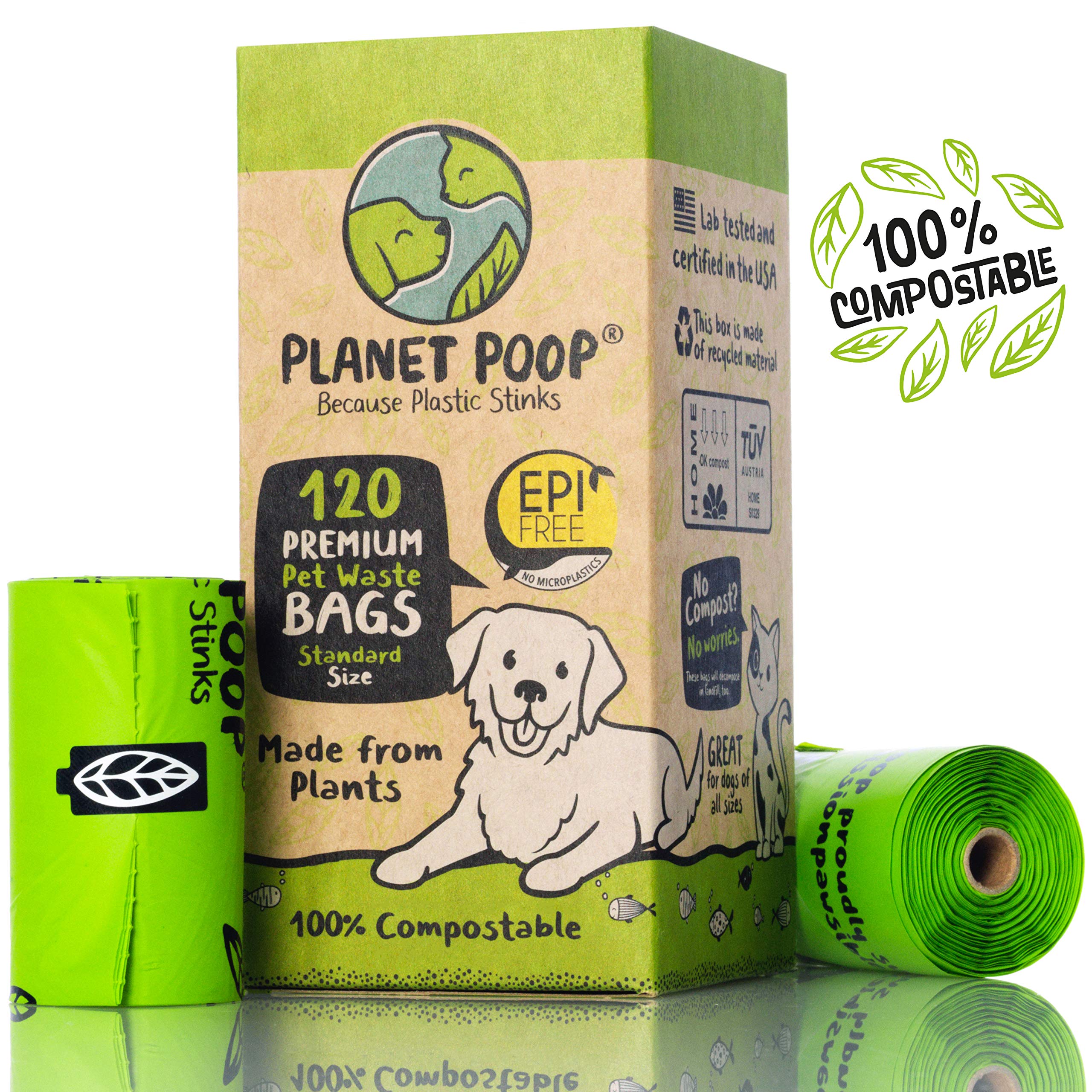 Poop Bag Holder Planet Poop Dog Bags PLANET POOP Home Compostable