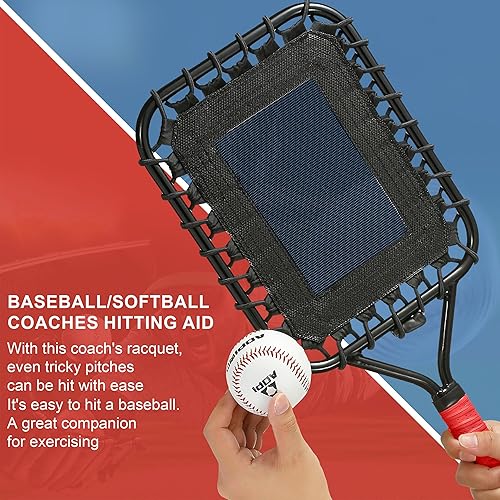 Miniatura 12 de Raqueta de béisbol para pelotas de mosca: raqueta Fungo de béisbol/raqueta de béisbol para entrenadores y padres para ayudar a los jugadores a Azul