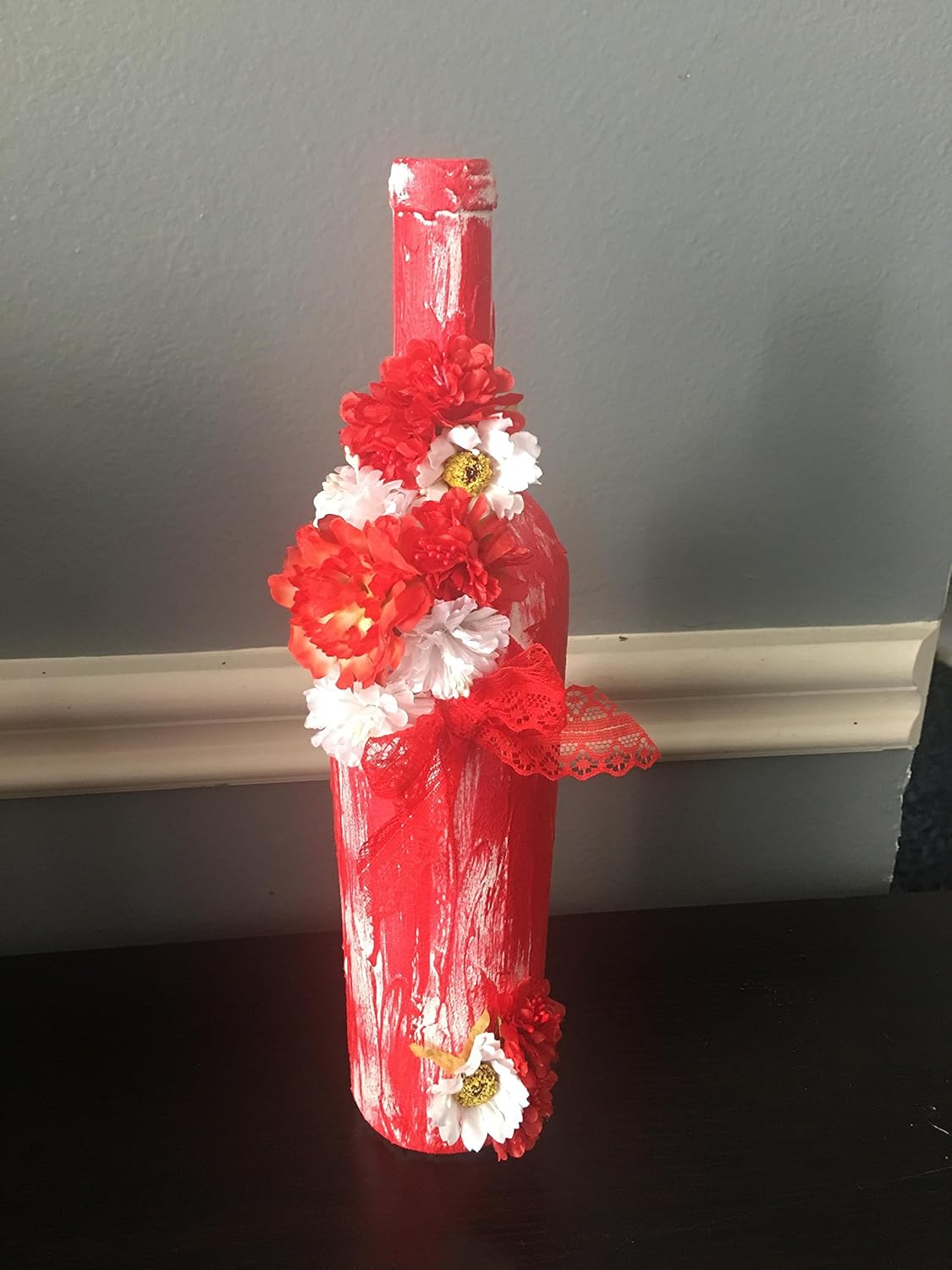 Wine Bottles. Glass Bottles. Decorated Bottles. Decoupage Bottles. Home Decor