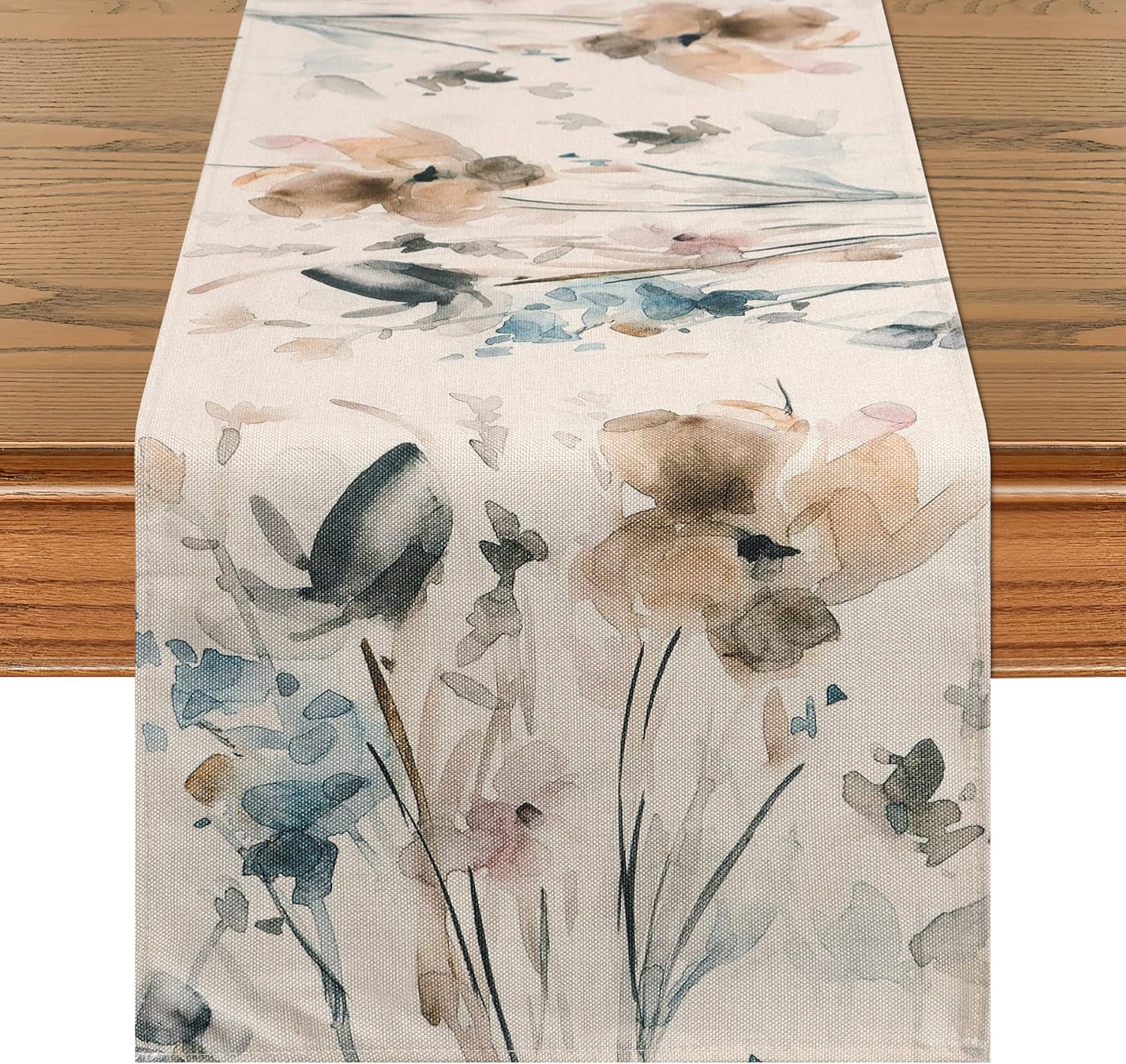 LOMOHOO Table Runners Summer Floral Table Runner 13x72 Inches Seasonal