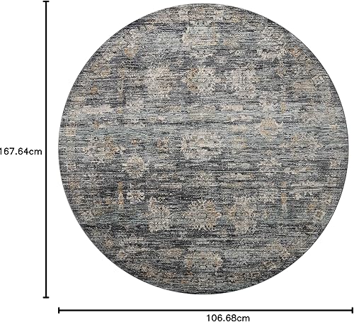 Miniatura 141 de Loloi Jean Stoffer Katherine Collection KES-02 Ocean/Coral 2'-7'' x 10'-0'', .25" Pile Height, Runner Rug